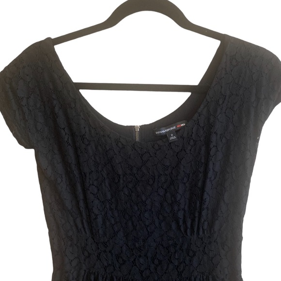 Banana Republic Black Lace Dress - Picture 2 of 4